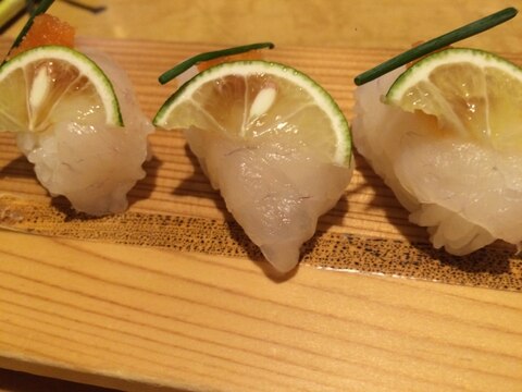 白身魚のお寿司